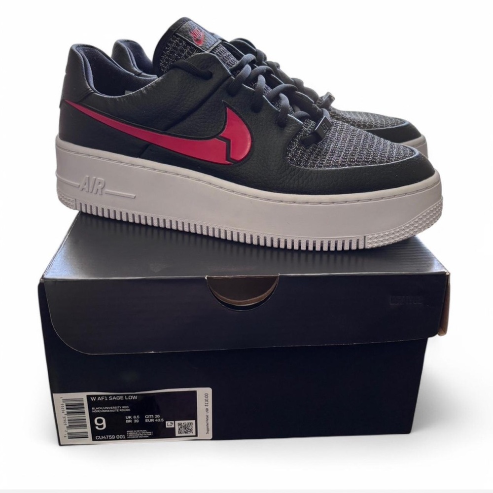 Nike Women’s Air Force 1 Low Sage 'Valentine's Day' shoe.